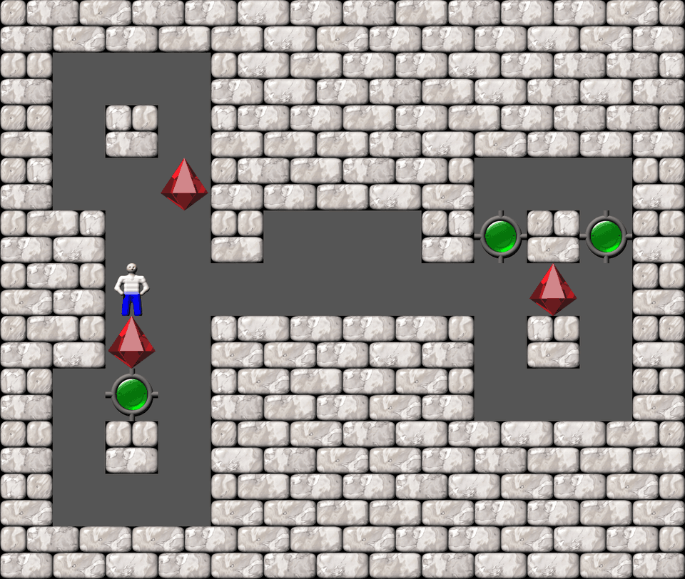 Sokoban Bugs509 collection level 183